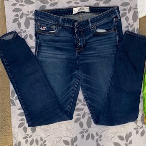 Hollister dark blue jeans